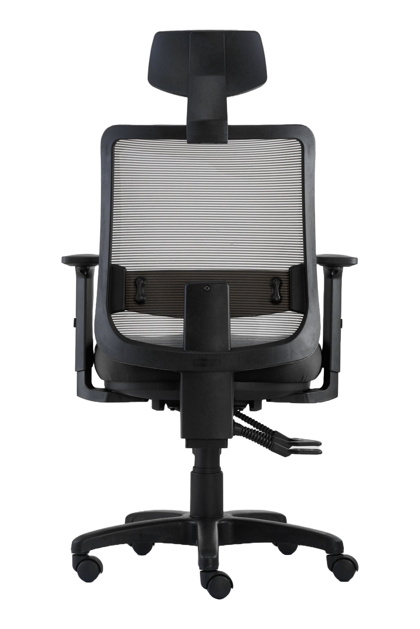 Office Chair Motto Ergo | size: Width: 65cm, Height: 135.5cm, Depth: 64cm | color: Gray | image: 3 | variant: 200004