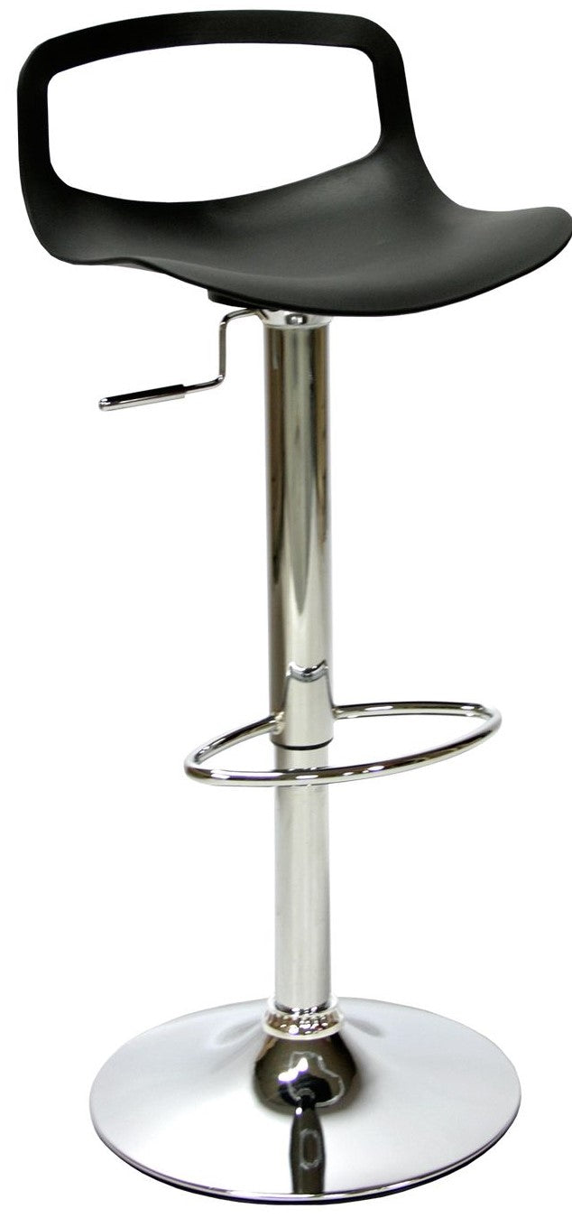 Bar Stool Andy | size: Length: 35cm, Width: 39cm, Height: 98cm, Depth: 35cm | color: Black | image: 1 | variant: 1005567