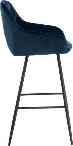 Bar Stool Burgess | size: Width: 53cm, Height: 109cm, Depth: 55cm | color: Blue | image: 3 | variant: 1001316