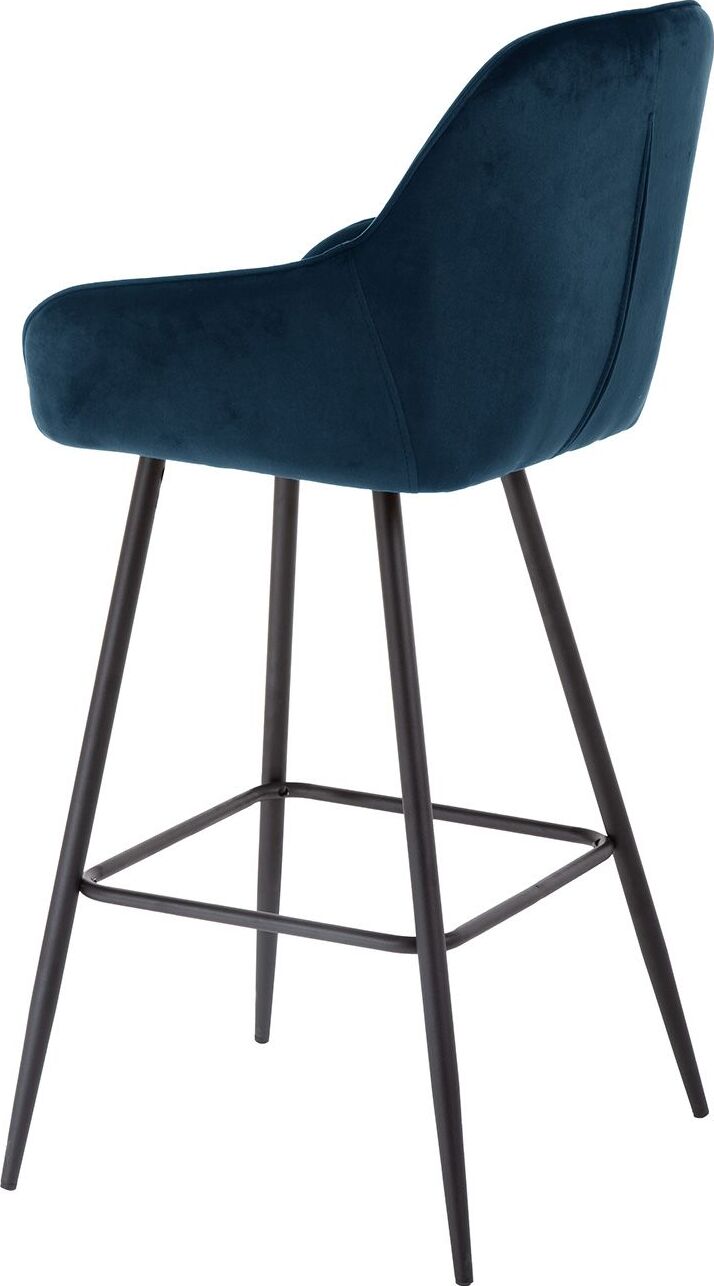 Bar Stool Burgess | size: Width: 53cm, Height: 109cm, Depth: 55cm | color: Blue | image: 4 | variant: 1001316