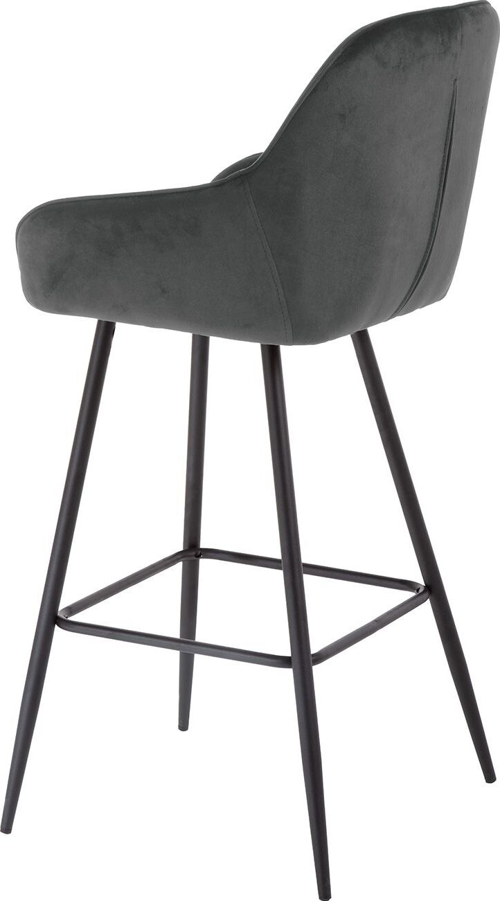 Bar Stool Burgess | size: Width: 53cm, Height: 109cm, Depth: 55cm | color: Gray | image: 4 | variant: 1001313