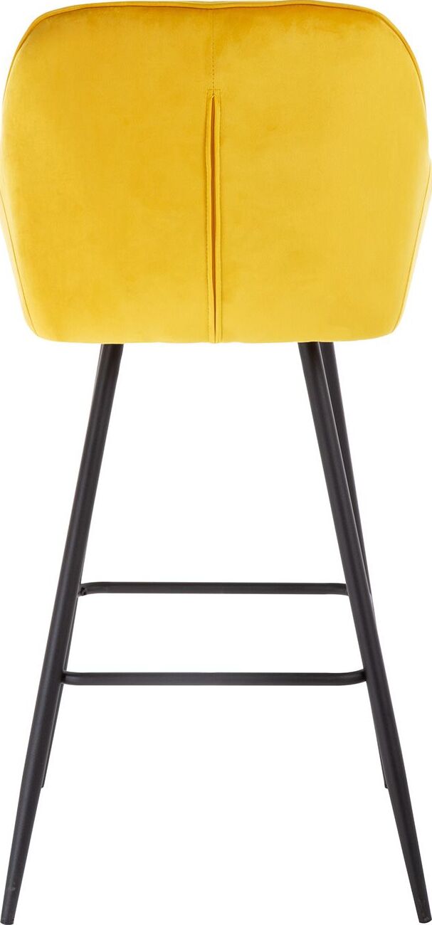 Bar Stool Burgess | size: Width: 53cm, Height: 109cm, Depth: 55cm | color: Yellow | image: 5 | variant: 1001312
