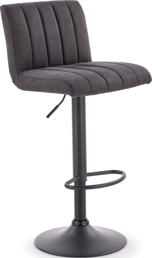 Bar Stool Crotone | size: Length: 41cm, Width: 41cm, Height: 108cm, Depth: 48cm | color: Gray | image: 1 | variant: 1003050