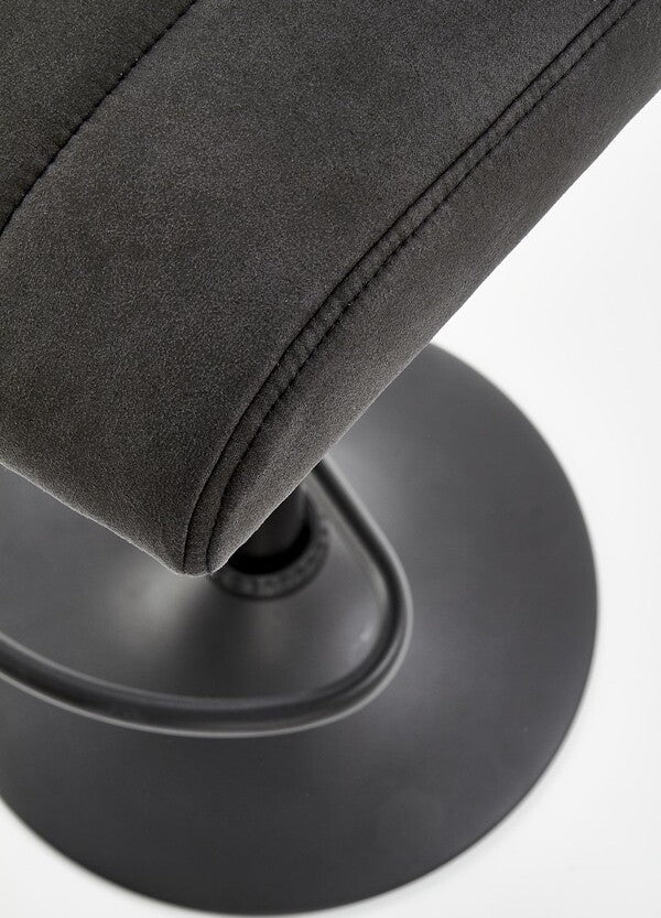 Bar Stool Crotone | size: Length: 41cm, Width: 41cm, Height: 108cm, Depth: 48cm | color: Gray | image: 5 | variant: 1003050