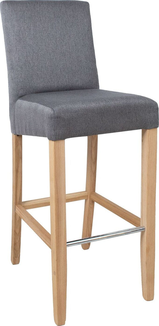 Bar Stool East Bridlington | size: Length: 53cm, Width: 53cm, Height: 108cm, Depth: 40cm | color: Gray | image: 1 | variant: 1005318
