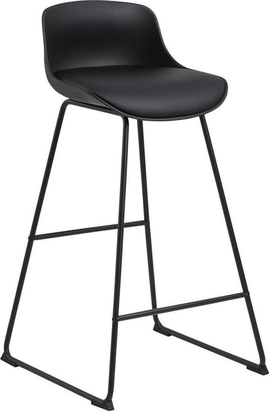 Bar Stool East Horsens | size: Width: 43cm, Height: 94cm, Depth: 49cm | color: Black | image: 1 | variant: 1005845