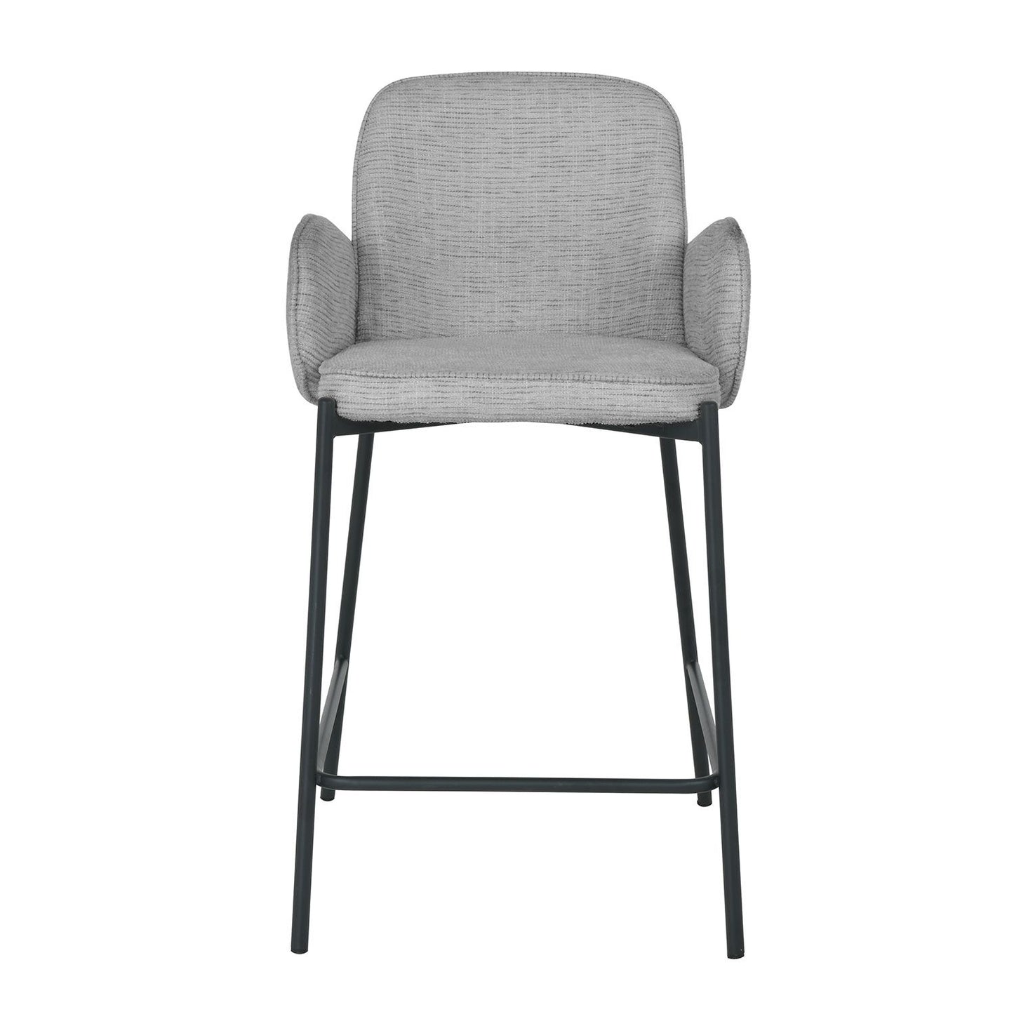 Bar Stool East Ravenna | size: Width: 50cm, Height: 95cm, Depth: 52cm | color: Gray | image: 1 | variant: 1006481