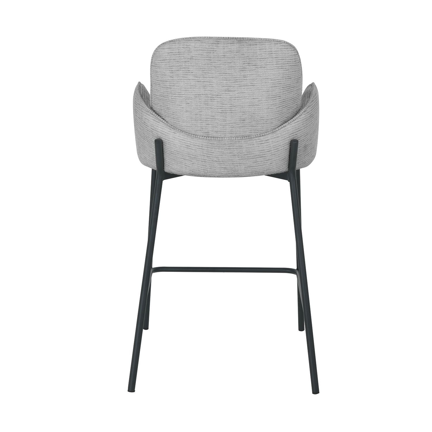 Bar Stool East Ravenna | size: Width: 50cm, Height: 95cm, Depth: 52cm | color: Gray | image: 4 | variant: 1006481