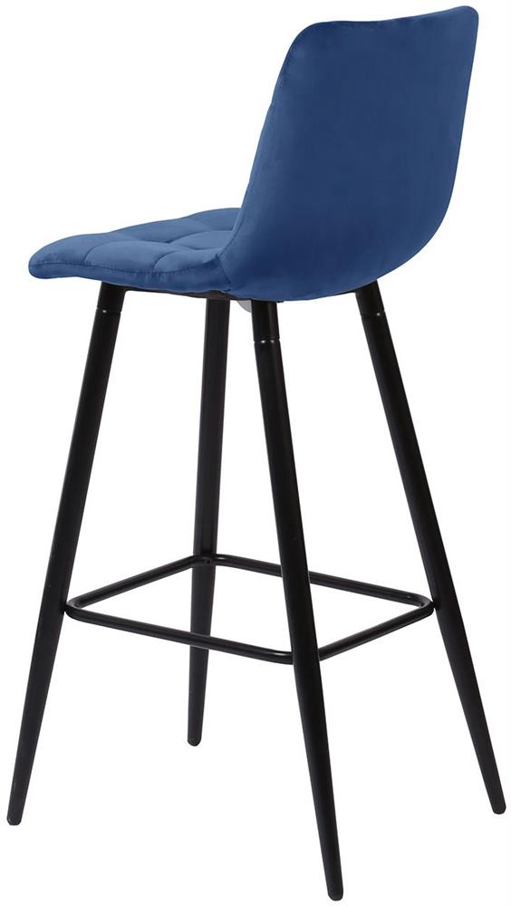 Bar Stool Epsom | size: Width: 43cm, Height: 104cm, Depth: 50.5cm | color: Blue | image: 3 | variant: 1001325