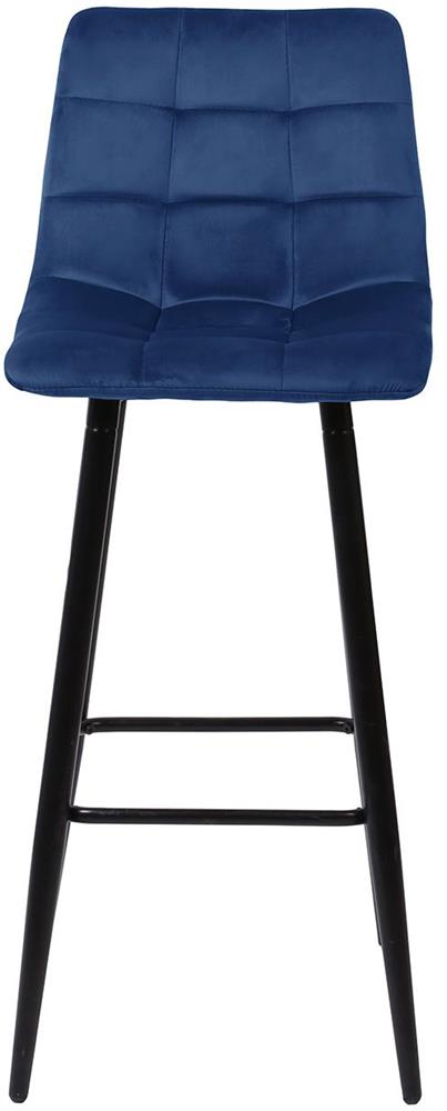 Bar Stool Epsom | size: Width: 43cm, Height: 104cm, Depth: 50.5cm | color: Blue | image: 5 | variant: 1001325