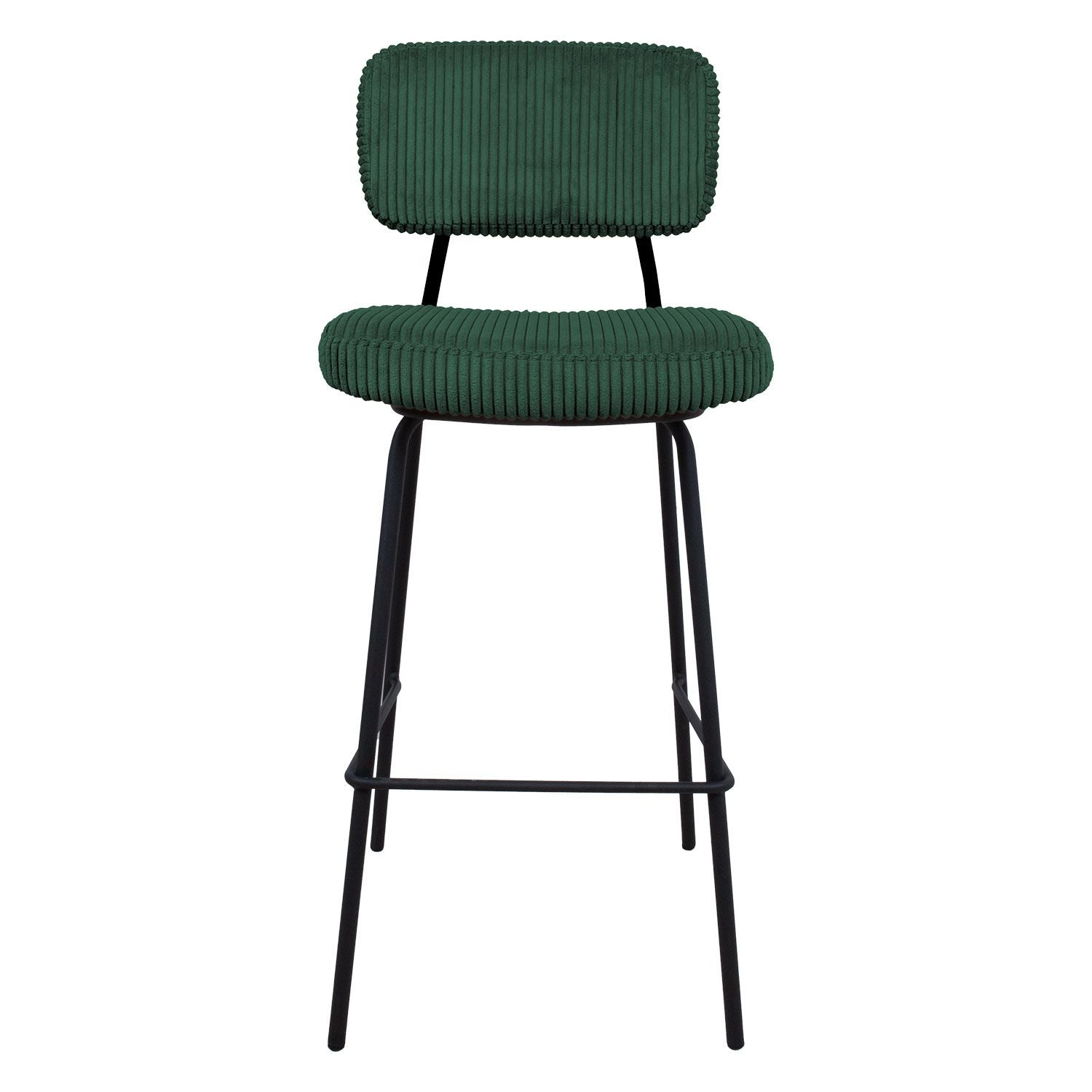 Bar Stool Folkestone | size: Width: 46cm, Height: 107cm, Depth: 49cm | color: Green | image: 1 | variant: 1001337