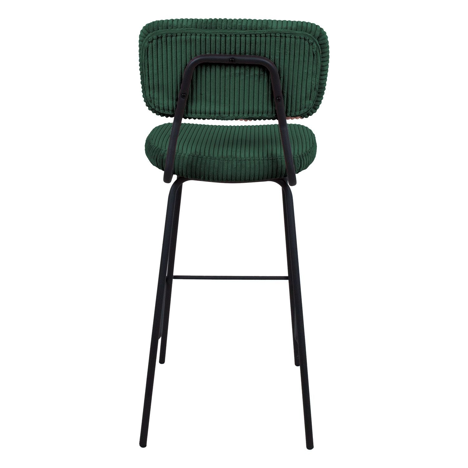 Bar Stool Folkestone | size: Width: 46cm, Height: 107cm, Depth: 49cm | color: Green | image: 3 | variant: 1001337