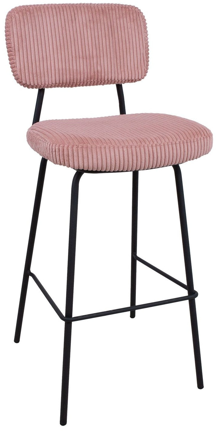 Bar Stool Keiu | size: Width: 46cm, Height: 107cm, Depth: 49cm | color: Beige | image: 0 | variant: 1005601