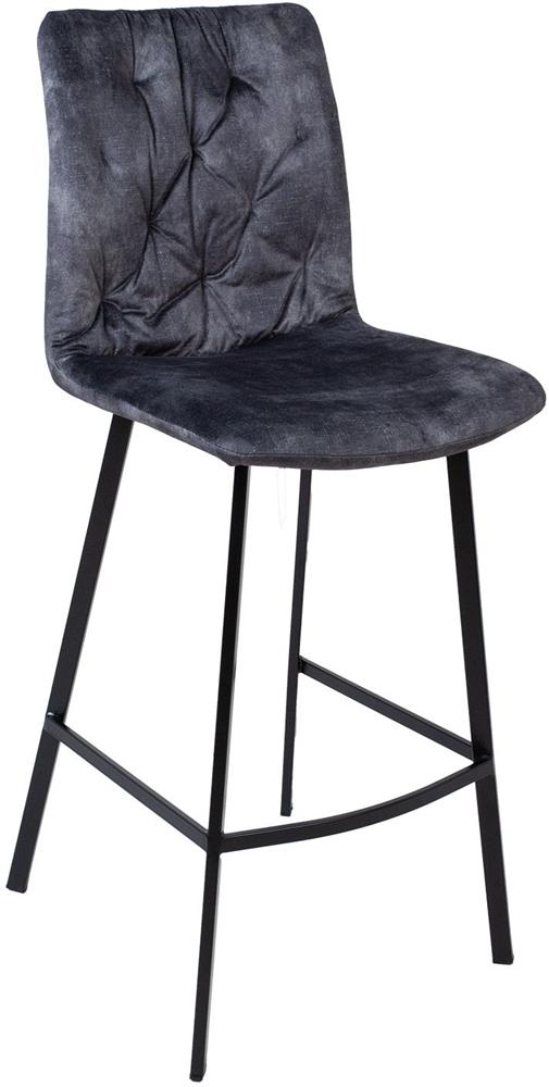 Bar Stool Oxted | size: Width: 44cm, Height: 112cm, Depth: 53cm | color: Gray | image: 1 | variant: 1001297