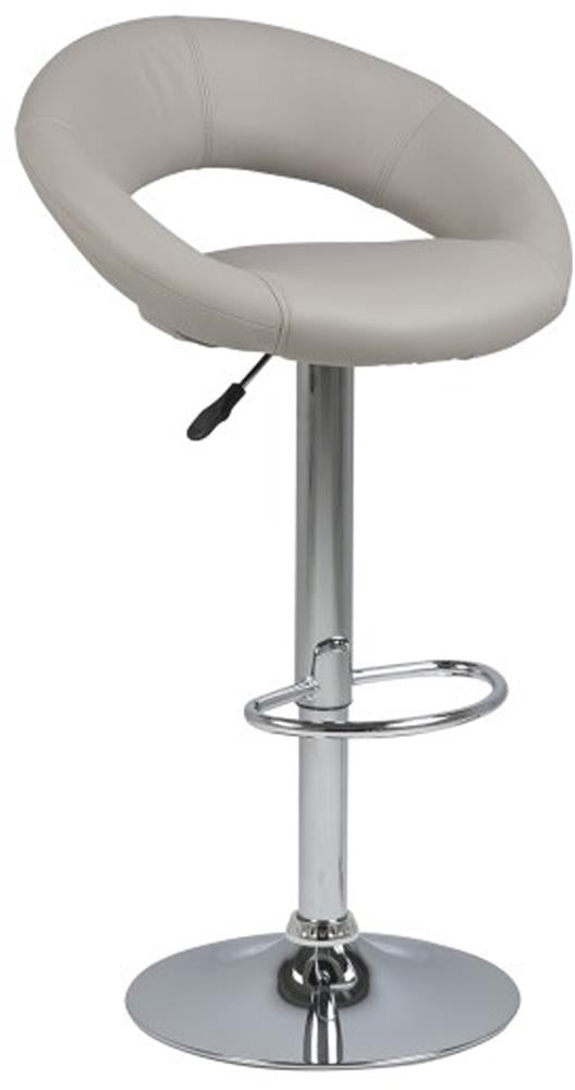 Bar Stool Pontypool | size: Width: 56cm, Height: 100cm, Depth: 50cm | color: Gray | image: 1 | variant: 1001347