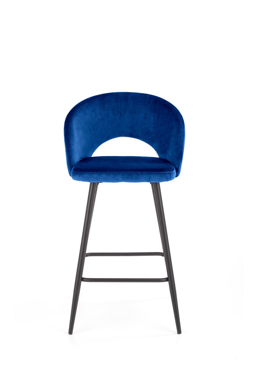 Bar Stool Reggio Calabria | size: Width: 48cm, Height: 89cm, Depth: 49cm | color: Blue | image: 4 | variant: 1003059