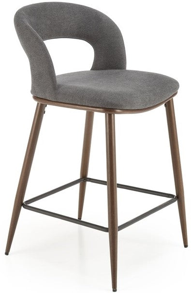 Bar Stool Urbino | size: Width: 48cm, Height: 92cm, Depth: 52cm | color: Gray | image: 0 | variant: 1003013