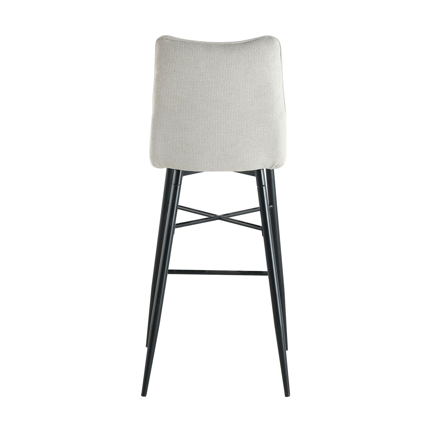 Bar Stool Usk | size: Width: 51cm, Height: 97cm, Depth: 42cm | color: Beige | image: 4 | variant: 1001339