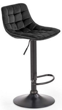 Bar Stool Vibo Valentia | size: Width: 43cm, Height: 84cm, Depth: 44cm | color: Black | image: 1 | variant: 1007442
