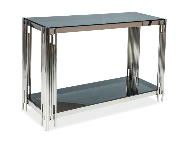Bar Table West Jerusalem | size: Length: 40cm, Width: 120cm, Height: 78cm | color: Transparent/Grey | image: 0 | variant: 1007695
