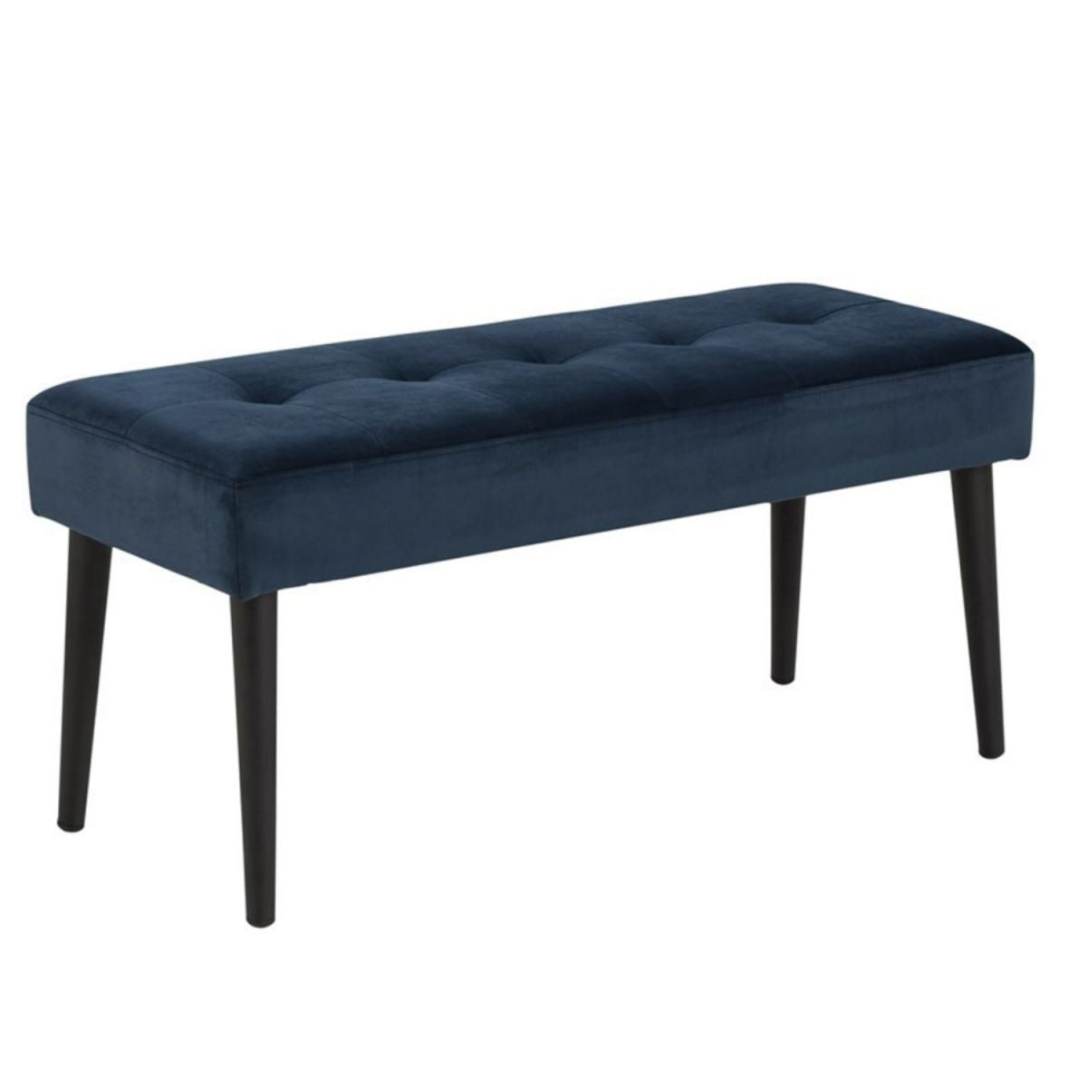 Bedroom Bench Stirling | size: Width: 95cm, Height: 45cm, Depth: 38cm | color: Blue | image: 1 | variant: 1000183
