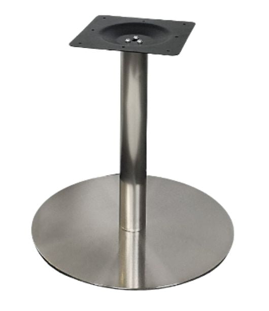 Central Table Leg East Bath | size: Height: 58cm, Diameter: 58cm | color: Chrome | image: 0 | variant: 1004631