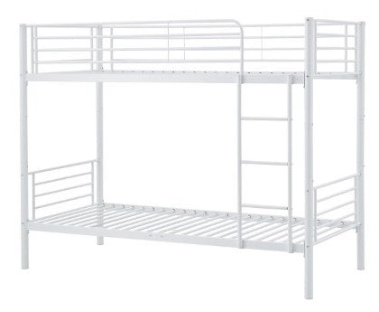 Children's Bunk Bed Bunky | size: Length: 215cm, Width: 99cm, Height: 165cm | color: White | image: 1 | variant: 1010472