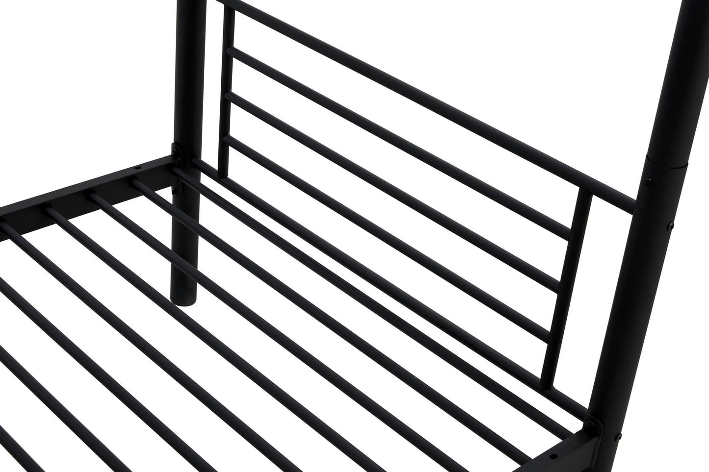 Children's Bunk Bed Nashville | size: Length: 215cm, Width: 99cm, Height: 165cm | color: Black | image: 6 | variant: 1003437