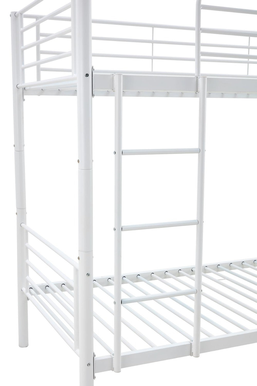 Children's Bunk Bed Nashville | size: Length: 215cm, Width: 99cm, Height: 165cm | color: White | image: 3 | variant: 1003436