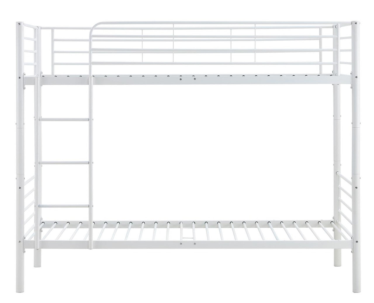 Children's Bunk Bed Nashville | size: Length: 215cm, Width: 99cm, Height: 165cm | color: White | image: 4 | variant: 1003436