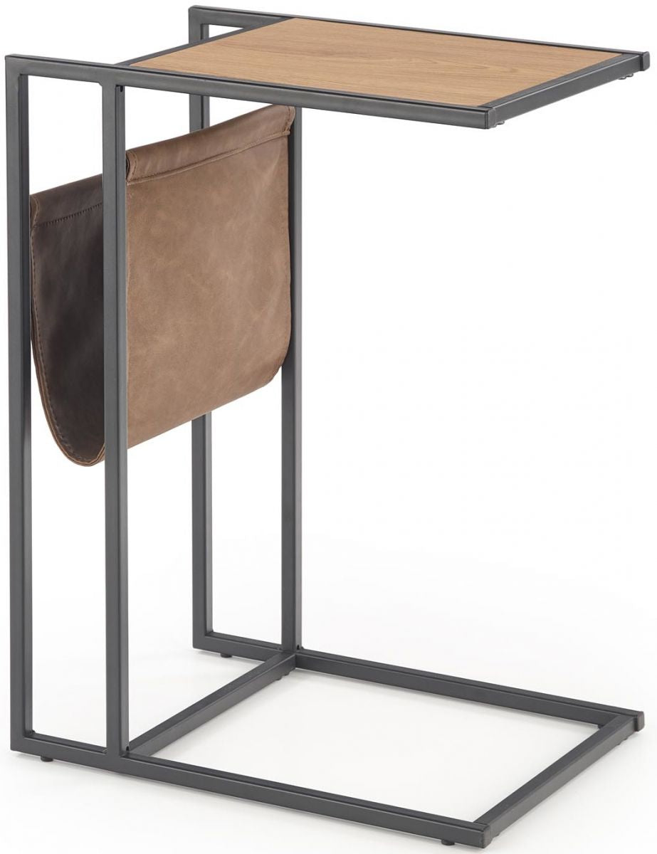 Coffee Table Compact | size: Length: 33cm, Width: 47cm, Height: 65cm | color: Brown/Black | image: 0 | variant: 1012279