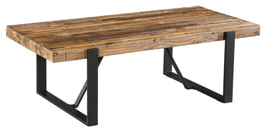 Coffee Table East Brescia | size: Length: 66cm, Width: 132cm, Height: 43.5cm | color: Brown | image: 0 | variant: 1006515