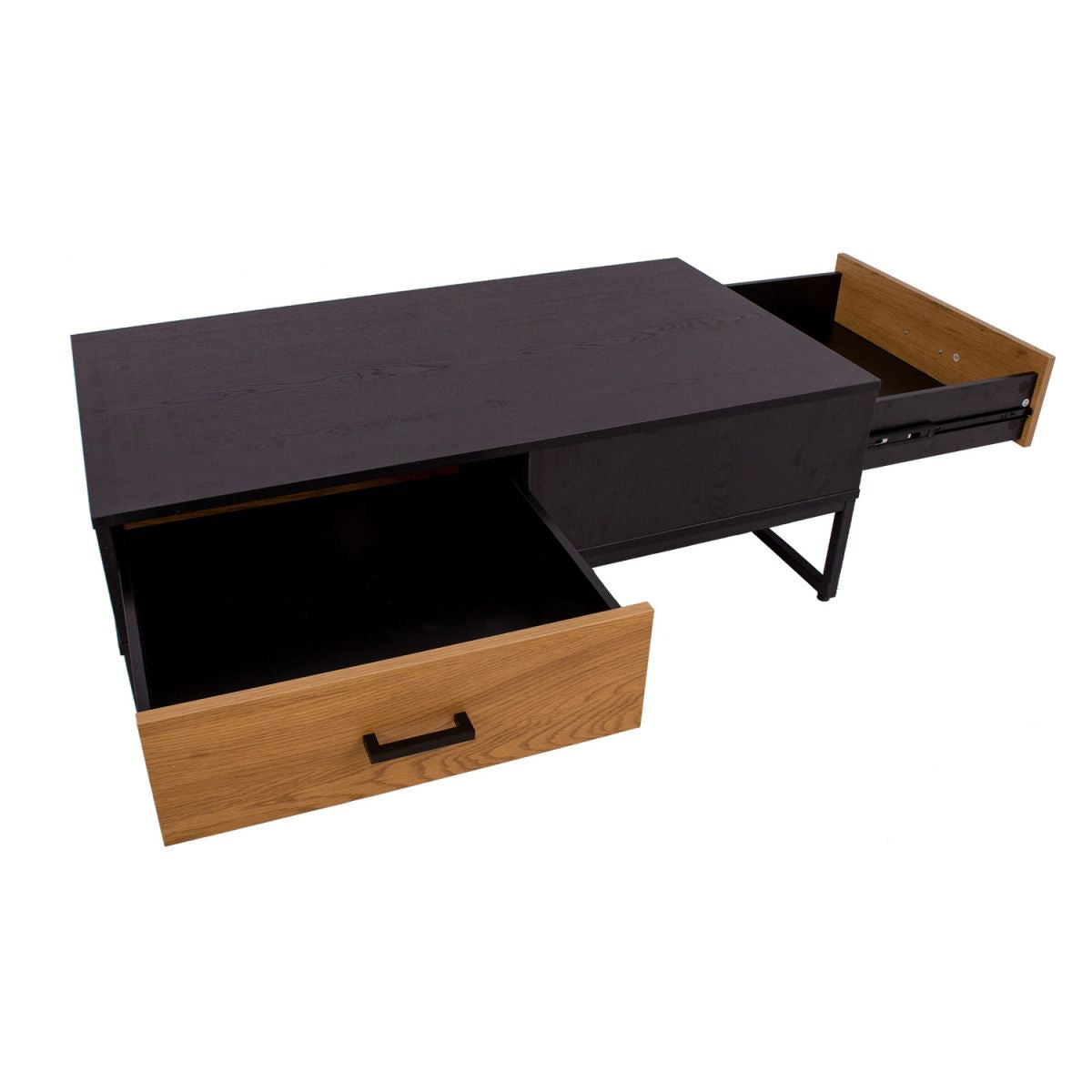 Coffee Table East Falmouth | size: Length: 60cm, Width: 110cm, Height: 40cm | color: Black | image: 4 | variant: 1005371