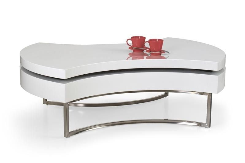 Coffee Table East London | size: Length: 80cm, Width: 115cm, Height: 38cm | color: White | image: 0 | variant: 1006779