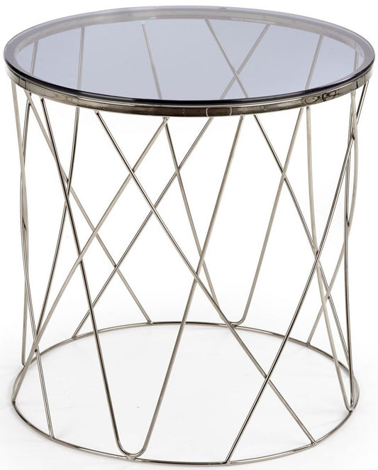 Coffee Table East Tbilisi | size: Length: 65cm, Width: 65cm, Height: 55cm, Diameter: 65cm | color: Silver | image: 0 | variant: 1007178