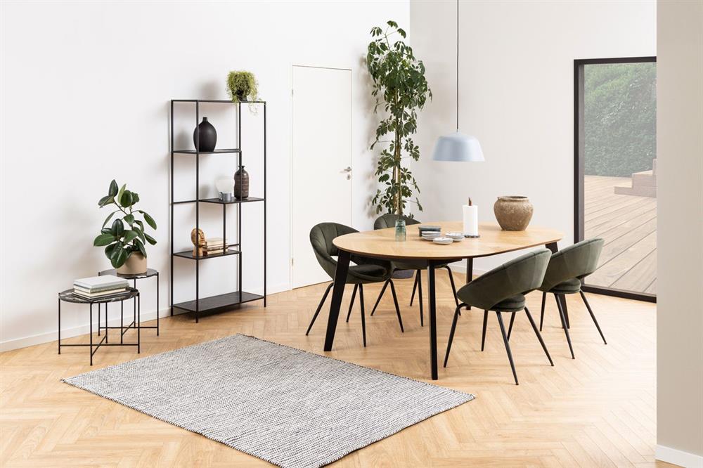 Coffee Table East Valmiera | size: Length: 52cm, Width: 52cm, Height: 40cm, Diameter: 52cm | color: Black | image: 7 | variant: 1005978