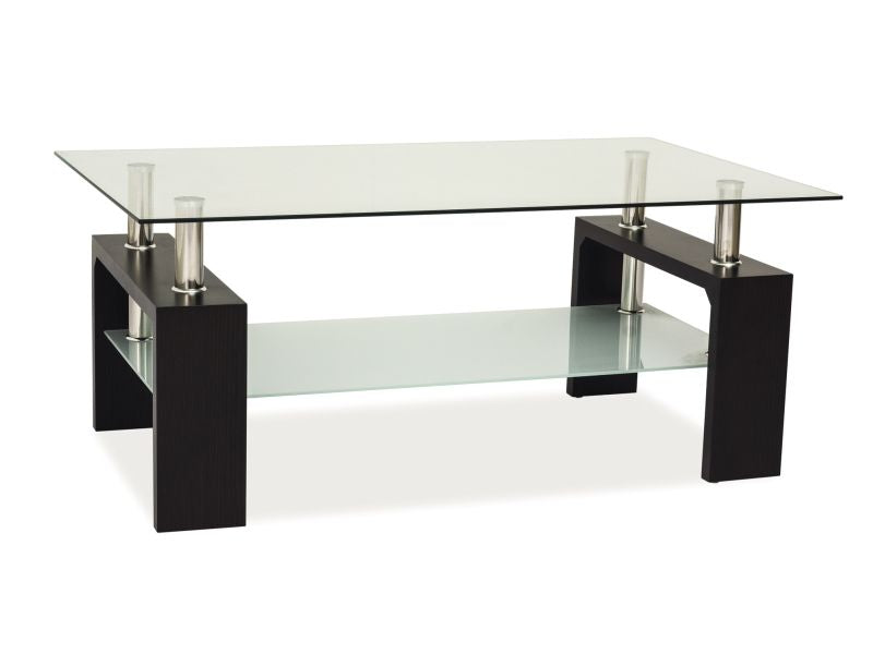 Coffee Table Huntingdon | size: Length: 60cm, Width: 100cm, Height: 55cm | color: Black | image: 1 | variant: 1004471