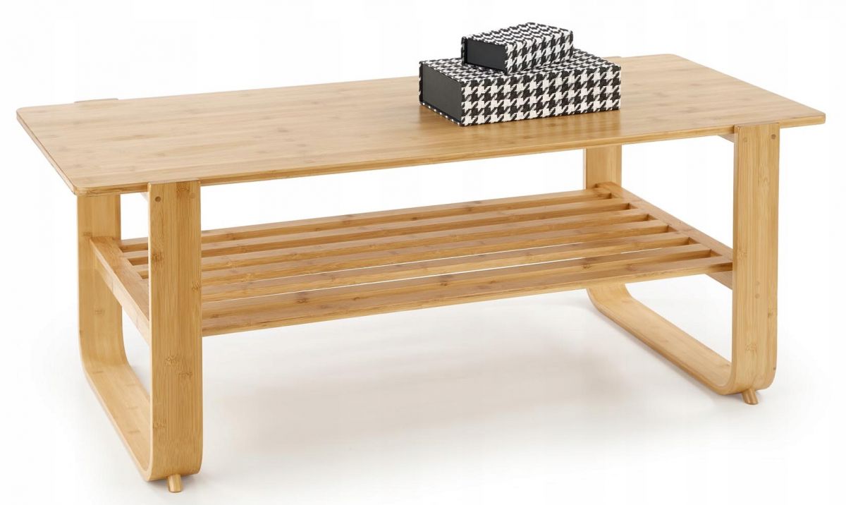 Coffee Table Spinola | size: Length: 57cm, Width: 120cm, Height: 46cm | color: Brown | image: 1 | variant: 1012093