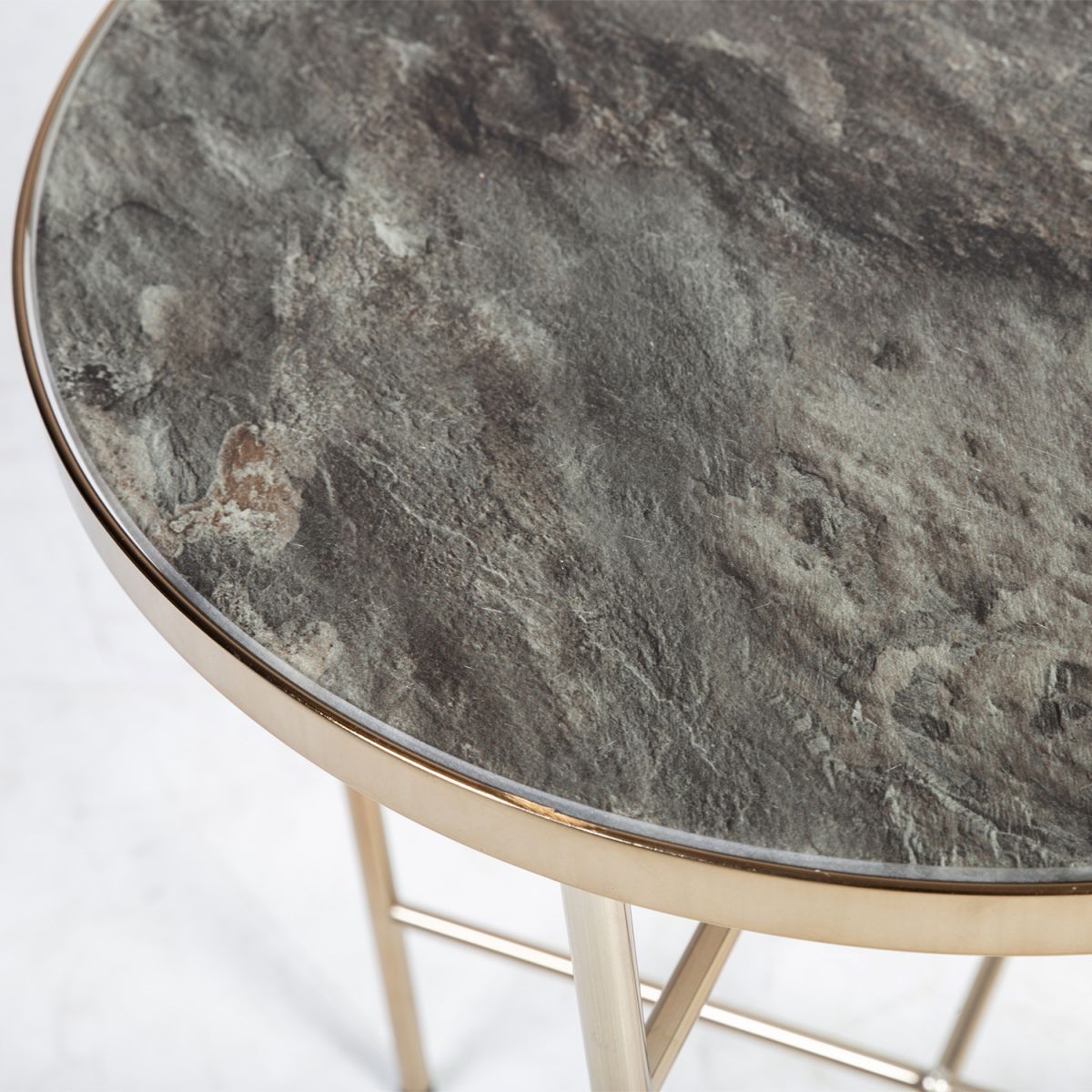 Coffee Table Tampa | size: Length: 42.5cm, Width: 42.5cm, Height: 51cm, Diameter: 42.5cm | color: Gray | image: 1 | variant: 1005056