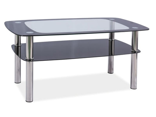 Coffee Table West Bastia | size: Length: 60cm, Width: 100cm, Height: 55cm | color: Gray | image: 1 | variant: 1007763