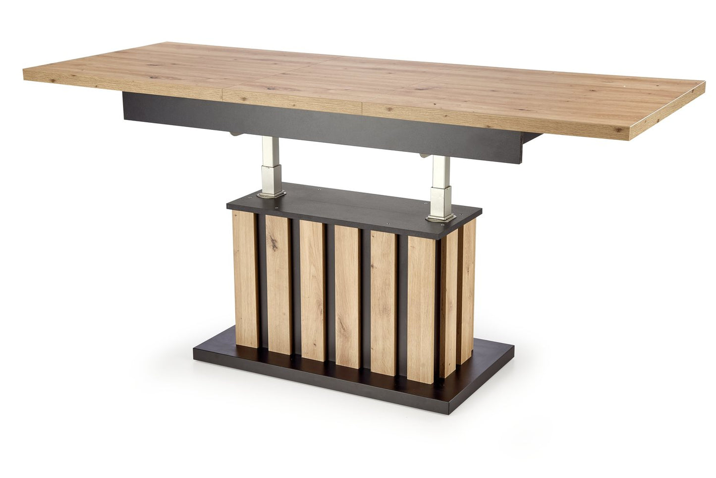 Coffee Table West Colwyn Bay | size: Length: 65cm, Width: 130cm, Height: 65cm | color: Brown/Black | image: 2 | variant: 1007382