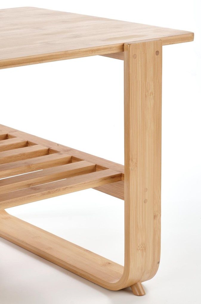 Coffee Table West Corby | size: Length: 57cm, Width: 120cm, Height: 46cm | color: Brown | image: 8 | variant: 1007142