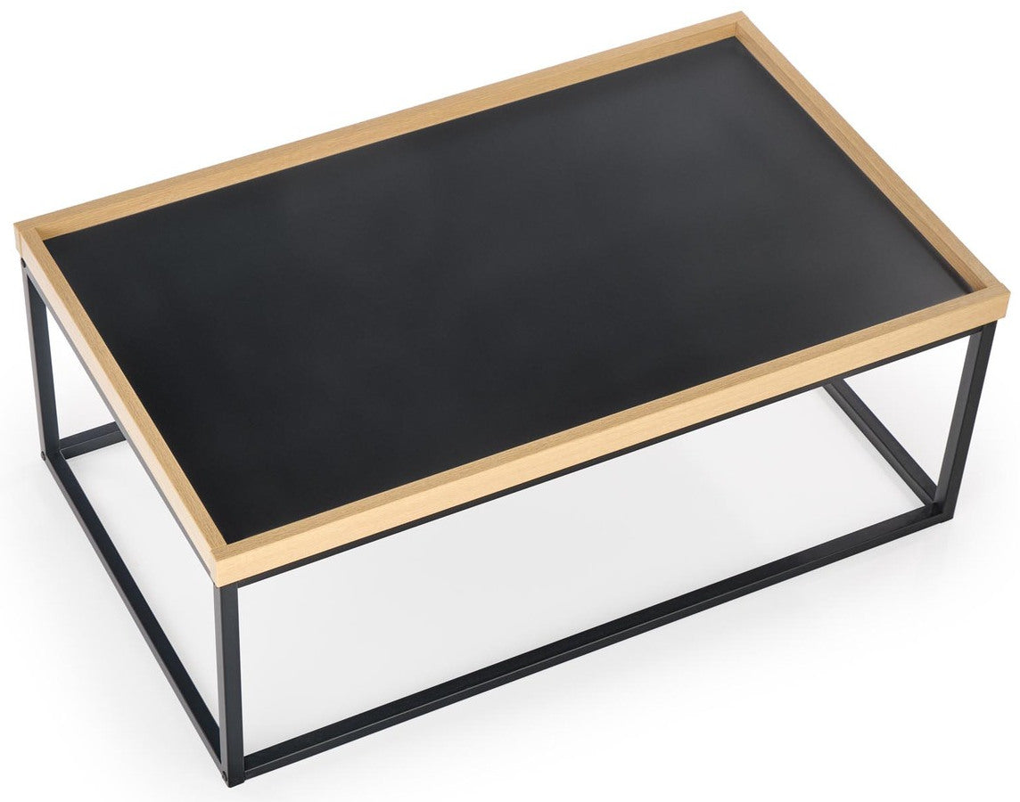 Coffee Table West Kolding | size: Length: 60cm, Width: 100cm, Height: 39cm | color: Black | image: 5 | variant: 1007495