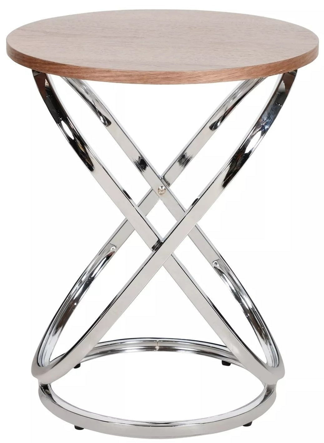 Coffee Table West Liverpool | size: Length: 45cm, Width: 45cm, Height: 55cm, Diameter: 45cm | color: Walnut | image: 0 | variant: 1008016