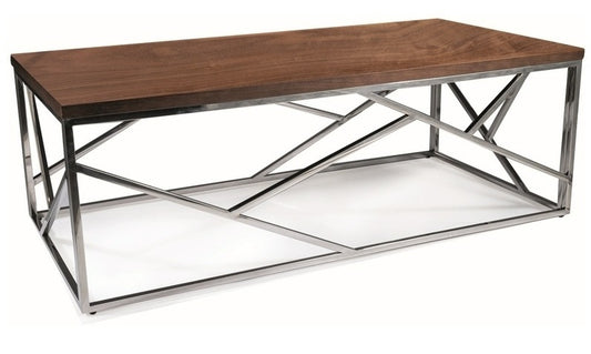 Coffee Table West Los Angeles | size: Length: 60cm, Width: 120cm, Height: 40cm | color: Brown | image: 0 | variant: 1008018
