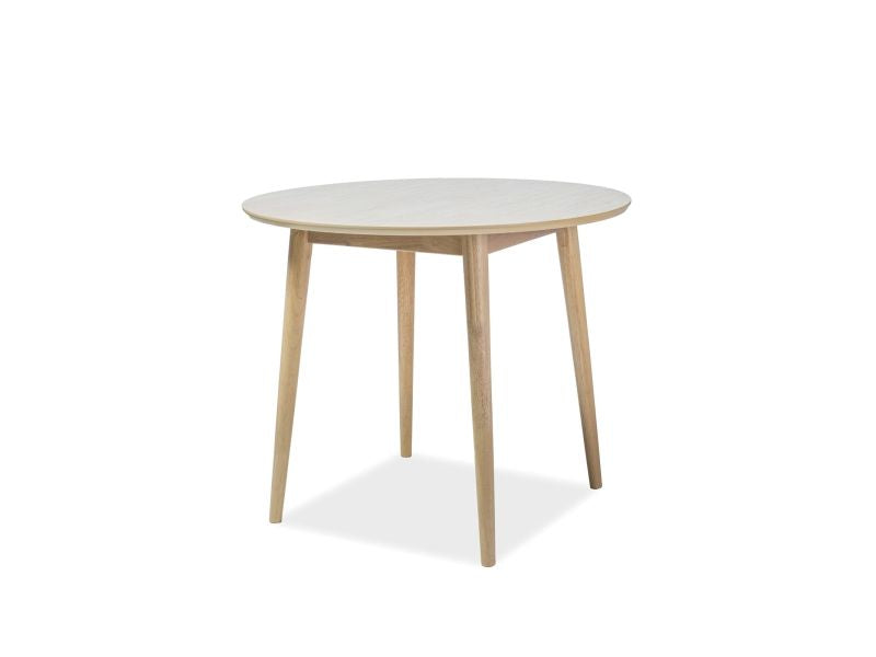 Coffee Table West Pitre | size: Length: 90cm, Width: 90cm, Height: 75cm, Diameter: 90cm | color: Oak | image: 1 | variant: 1007762