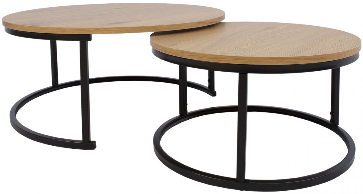 Coffee Table Winterthur | size: Length: 80cm, Width: 80cm, Height: 35cm, Diameter: 80cm | color: Brown | image: 0 | variant: 1001614