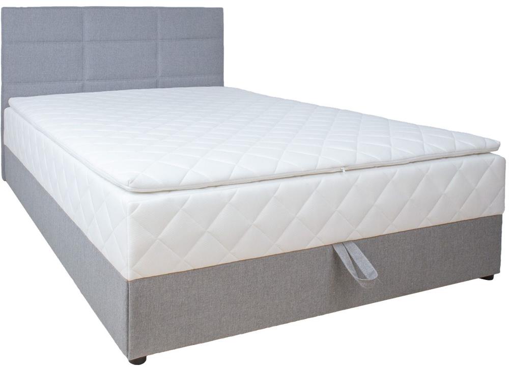 Continental Double Bed East Malmo | color: Gray | image: 1 | variant: 1006058