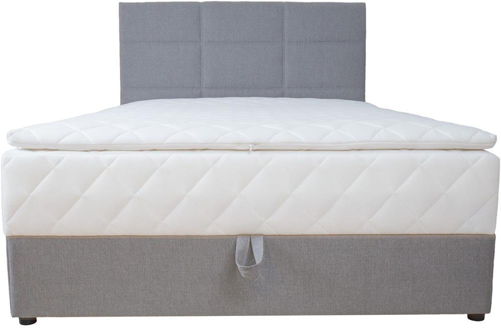 Continental Double Bed East Malmo | color: Gray | image: 2 | variant: 1006058