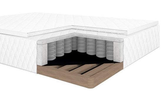 Continental Double Bed East Malmo | size: Length: 210cm, Width: 123cm, Height: 114.5cm | color: Pink | image: 6 | variant: 1005807